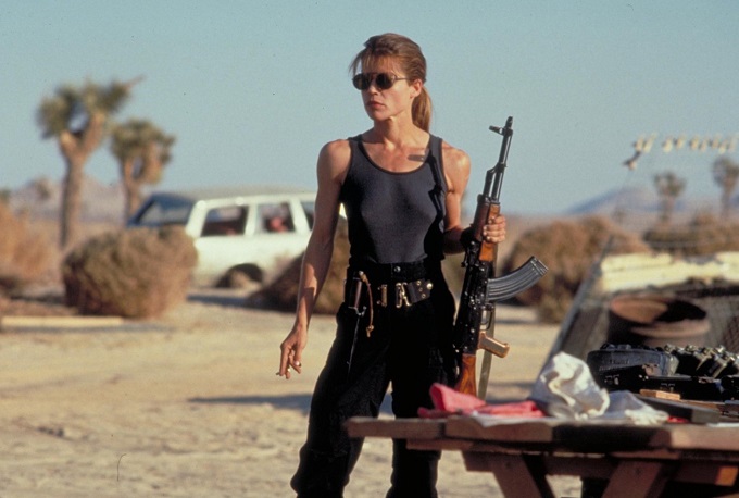 Linda Hamilton toned up really well for Terminator 2