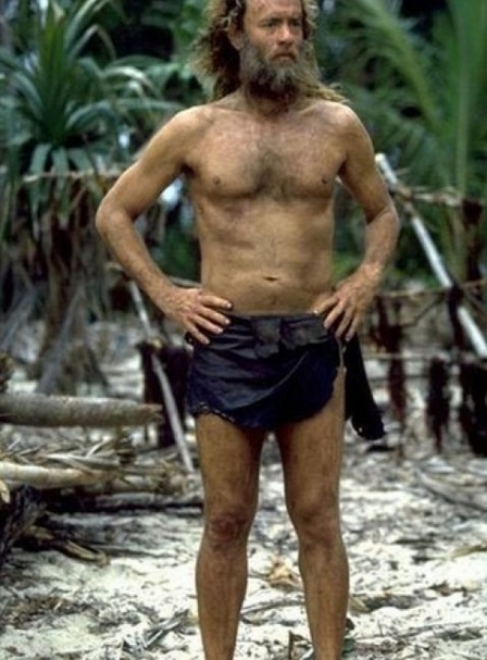 Tom Hanks lost about 50lbs for his movie Cast Away