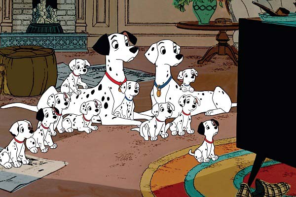 Best Dog Movies One Hundred and One Dalmatians (1961)