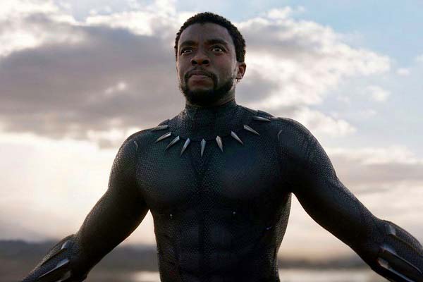 Most Powerful Avengers Chadwick Boseman as Black Panther in Black Panther (2018)