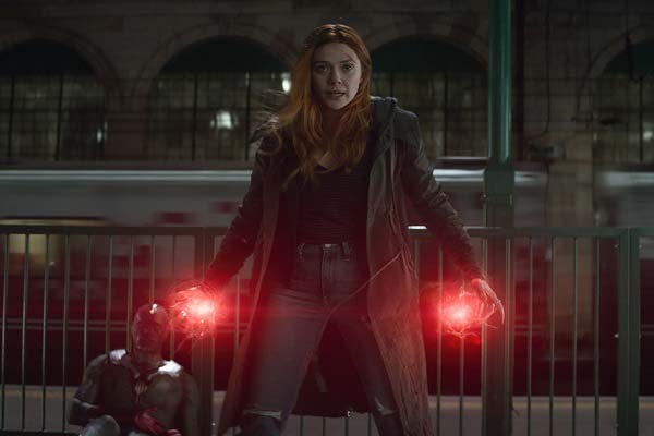 Elizabeth Olsen as Scarlet Witch in Avengers: Infinity War (2018)
